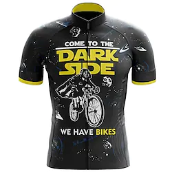 21Grams Men's Cycling Jersey Short Sleeve Bike Top with 3 Rear Pockets Mountain Bike MTB Road Bike Cycling Breathable Quick Dry Moisture Wicking Reflective Strips Black Green Sky Blue Graphic Lightinthebox