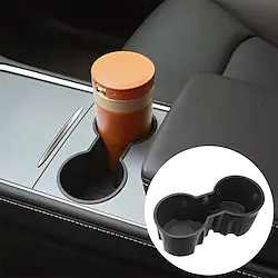 Center Console Cup Holder Insert for Tesla 2022 2021 Model 3 Model Y with TPE Material Fit New Console Water Cup Holder Lightinthebox