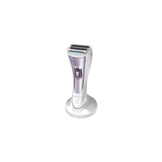 Remington Cordless Wet and Dry Lady Shaver, Showerproof Electric Razor with Bikini Attachment and Charge Stand, WDF4840