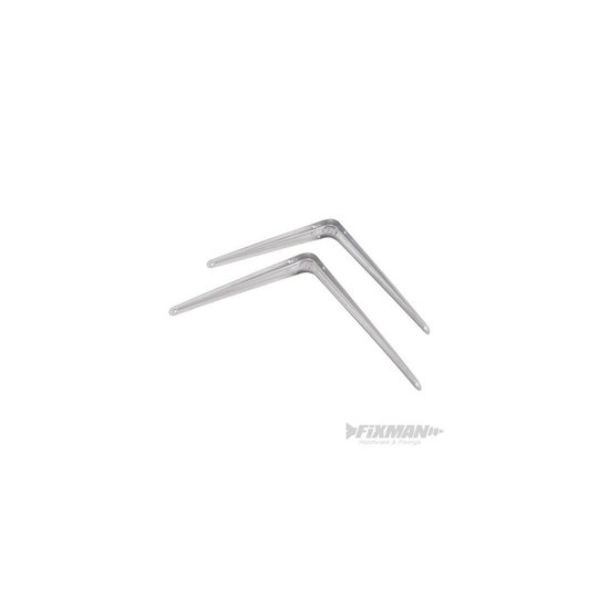 Fixman London Grey Shelf Bracket Display Box 20pce 350 x 300mm - shelf bracket london x 350 grey shelving fixman 300mm box metal wall brackets shape