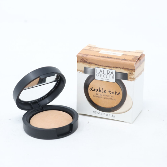 Laura Geller Double Take Baked Versatile Powder Foundation 0.06oz New With Box