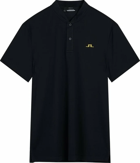 J.Lindeberg Bode Regular Fit Golf Polo Shirt Black XL