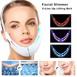 EMS Face Lift Device Massager for Face Microcurrent V Facial Slimming Bandage LED Light Reduce Double Chin Beauty Apparatus Lightinthebox