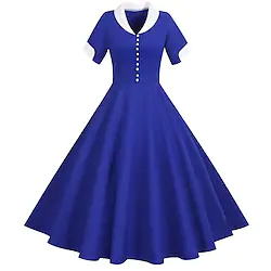 Audrey Hepburn Polka Dots Boutique Stylish Ordinary Antique Classic Style Front Closure Classic Timeless Chic Modern Elegant Luxurious 1950s Stretch Cocktail Dress Vintage Dress Spring Summer Lightinthebox