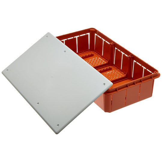 Electraline 60413 Distribution Box Smooth for Flush-Mounting in Masonry 294 x 152 mm