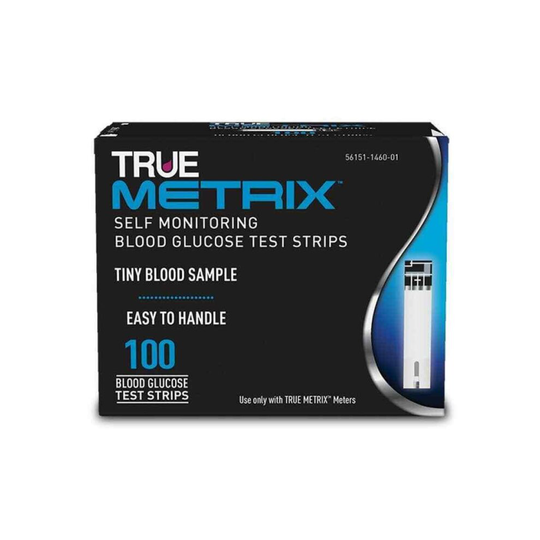True Metrix Blood Glucose Test Strips - Box of 100