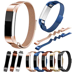 Smart Watch Band for Fitbit Fitbit Alta HR Fitbit Alta Fitbit Alta HR Fitbit Alta Stainless Steel Smartwatch Strap Business Adjustable Magenitic Milanese Loop Replacement Wristband Lightinthebox