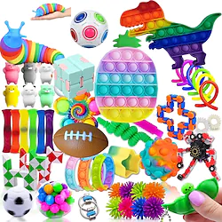 Fidget Toys 28 pcs Christmas Advent Calendar Pack Anti stress Toys Kit Stress Relief Figet Toy Box Kids Christmas Gift Lightinthebox