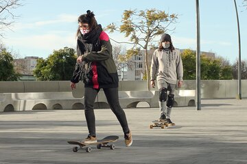 Surfskate class in Eivissa