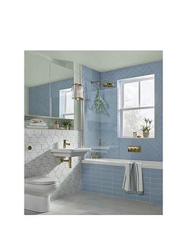 Topps Tiles Flute Bright Skies 22.5Cm X 7.5Cm (Box Of 30 Tiles)