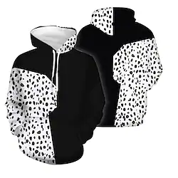 Inspired by 101 Dalmatians Cruella De Vil Hoodie Cartoon Manga Anime Harajuku Graphic Kawaii Hoodie For Unisex Couple's Adults' 3D Print 100% Polyester Lightinthebox