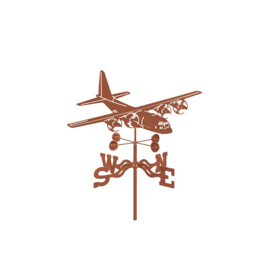EZ Vane EZ1002-RF C-130 Airplane Weathervane with Roof Mount