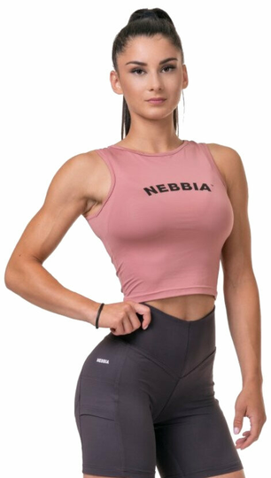 Nebbia Fit Sporty Tank Top Old Rose XS