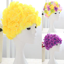 Swim Cap for Adults Polyester / Polyamide Waterproof Comfortable Keep Hair Dry Swimming Water Sports Lightinthebox