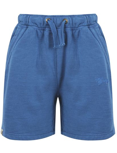 Jogger Shorts Boys K-Gasper Slub Sweat Shorts in Washed Blue - Kids / 5-6 Years - Tokyo Laundry