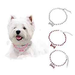 2 Pcs Necklace for Small Dog Pet Jewelry Dog Necklace Faux Pearl Dog Collar Beaded Dog Collar for Cat Puppy Kitten Chihuahua Yorkie Girl Costume Outfits Accessories Lightinthebox