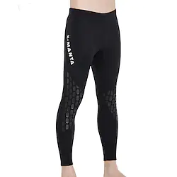 Men's Wetsuit Pants 1.5mm SCR Neoprene Bottoms Thermal Warm Quick Dry High Elasticity Swimming Diving Surfing Scuba Solid Colored Lightinthebox