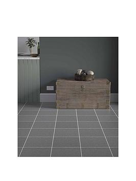 Topps Tiles Aspen Black 33.3Cm X 33.3Cm (Box Of 9 Tiles)
