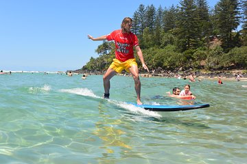 Learn to Surf Group Lesson - Walkin On Water - Coolangatta,Gold Coast,AUSTRALIA