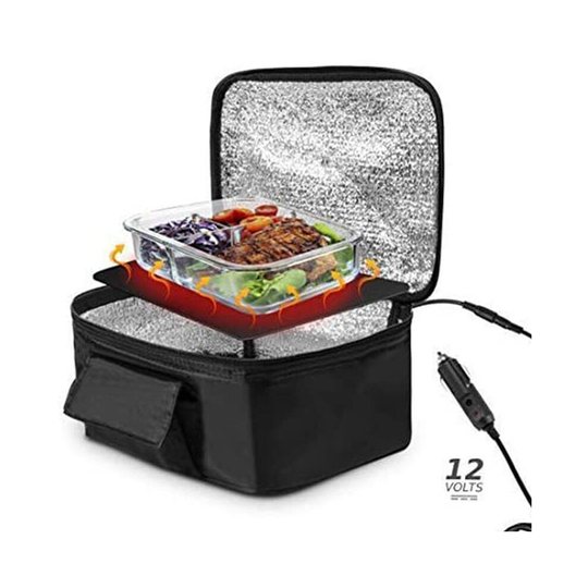 Portable Microwave Oven 12V Food Warmer Electric Car Heating Lunch Box