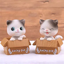 Car Dashboard Decorations Cute Bobblehead Cute New Design pedestal Type Lightinthebox
