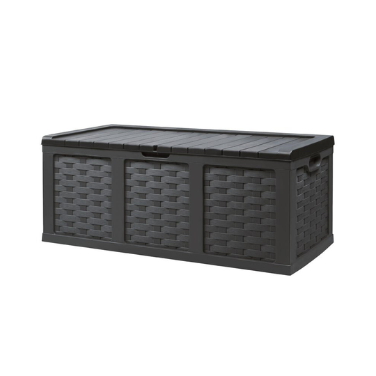 Starplast 634 Litre XXL Black Garden Storage Box