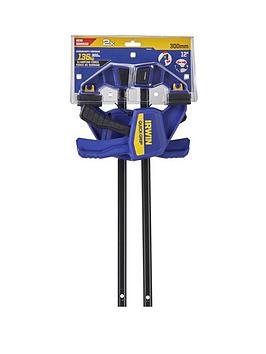 Irwin 2 X Quick Grip Medium Load Clamps 300Mm