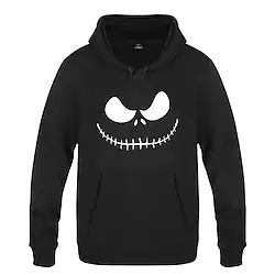 Inspired by The Nightmare Before Christmas Jack Skellington Hoodie Cartoon Manga Anime Front Pocket Graphic Hoodie For Men's Women's Unisex Adults' Hot Stamping 100% Polyester Lightinthebox