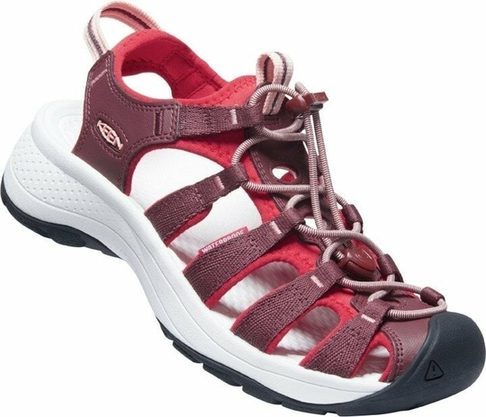 Keen Womens Outdoor Shoes Astoria West Women's Sandals Andorra/Red Dahlia 39