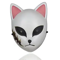 Inspired by Demon Slayer: Kimetsu no Yaiba Sabito Anime Cosplay Costumes Japanese Mask Mask For Men's Women's Lightinthebox