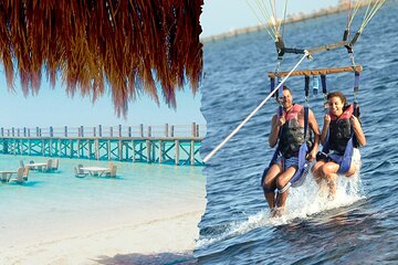 Parasailing, Snorkeling, Water Sports & Orange bay Island with Lunch in Hurghada