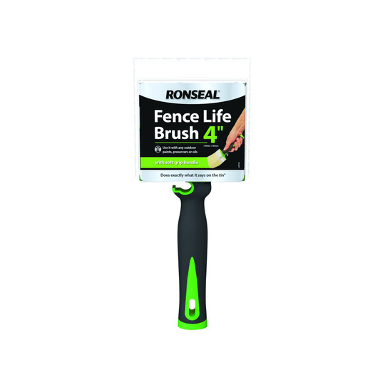 Ronseal Soft Grip Fence Life Brush 100 x 40mm RSLFLBRUSH