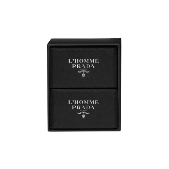 Prada L'Homme Savon Parfume Perfumed Soap 3.5oz/2 X 100g New In Box