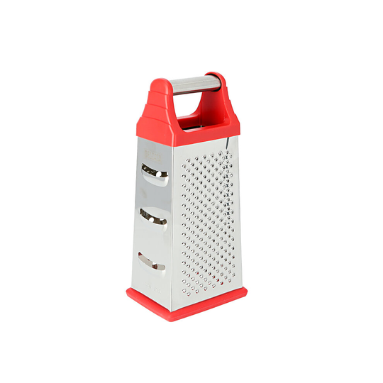 Delcasa 4-Sided Box Cheese Grater - Hand held Slicer/Chopper/Zester