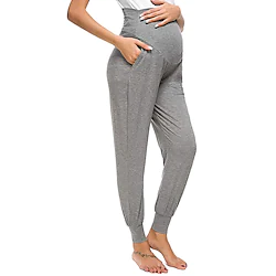 Women's Yoga Pants Maternity Pants Activewear Yoga Style High Waist Quick Dry Gym Workout Dance Pants Bottoms Dark Grey Black Green Sports Activewear Micro-elastic Lightinthebox