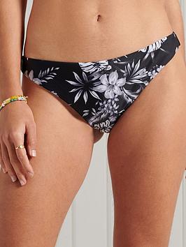 Superdry Surf Bikini Brief - Multi, Multi, Size 12, Women