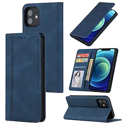 Phone Case For Apple Full Body Case Flip Magnetic Dustproof Solid Colored TPU Lightinthebox