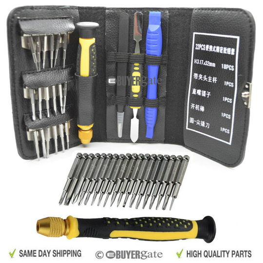 DIY Tool 22 Pcs Pro Precision Electronics Repair Tool Kit Pocket Screwdriver UK
