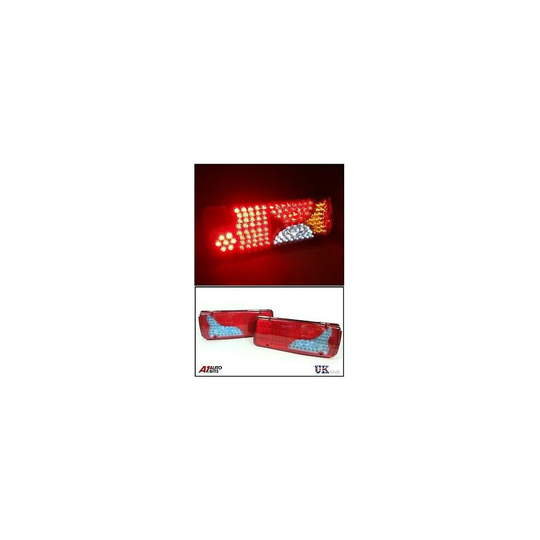 PAIR OF 12V REAR TAIL LED LIGHTS LAMPS FOR MERCEDES SPRINTER VW CRAFTER CHASSIS