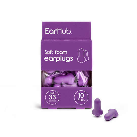 EarHub Sleepwell soft Foam earplugs- 10 Pairs