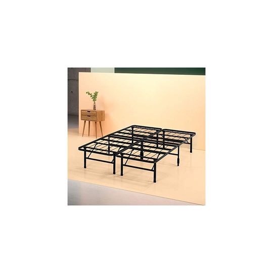 Zinus 35.56 cm SmartBase Mattress Foundation/Platform Frame/Box Spring Replacement/Quiet Noise-Free/Maximum Under-Bed Storage, Metal, Single