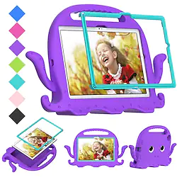 Tablet Case Cover For Samsung Galaxy Tab A8 A7 A7 Lite S6 Lite A 8.0 Portable Shoulder Strap Armor Defender Rugged Protective 3D Cartoon Silicone EVA For Kids Lightinthebox