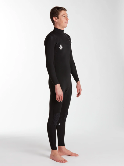 Men's Volcom Modulator 2/2 mm Chest Zip Spring Wetsuit - Black