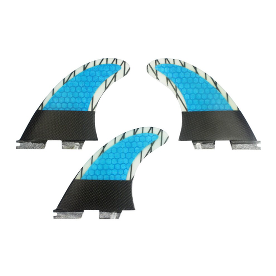 Surfboard Tri Fins FCS II Fiberglass Honeycomb G5 Beach Surf Thruster