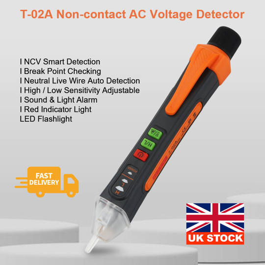 Voltage Tester Pen Non Contact Electric Detector AC Sensor Volt Alert 12-1000V