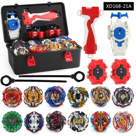 Details about 12PCS Beyblade Burst Evolution Arena Starter w/ Grip Launcher Box Battle Toy