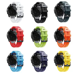 1 pcs Smart Watch Band for Garmin Fenix 7S / 6S / 5S / 5S Plus Venu 2 Plus / Sq / Sq Music Forerunner 55/245/645/158 Instinct 2S / 2S Solar Approach S42 / S40 / S12 20mm Silicone Smartwatch Strap Lightinthebox