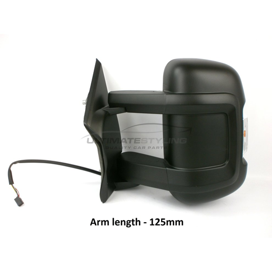 Citroen Relay Van 2006-9/2014 Electric Medium Arm Wing Mirror Passenger Side N/S
