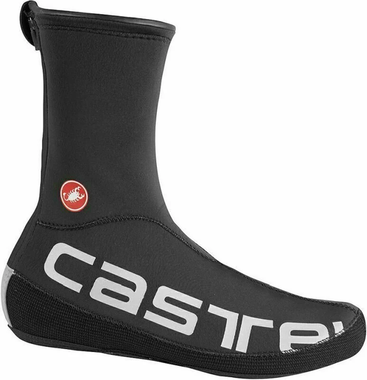 Castelli Diluvio UL Shoecover Black/Silver Reflex 2XL