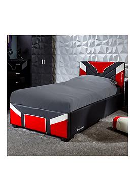 X Rocker Cerberus Bed In A Box - Red Single, Red